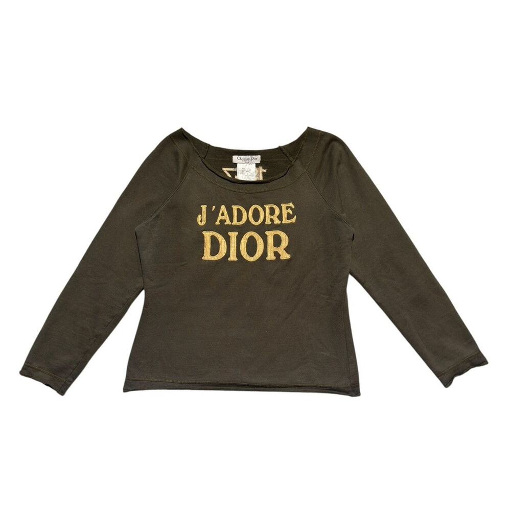 Vintage jadore dior light crewneck